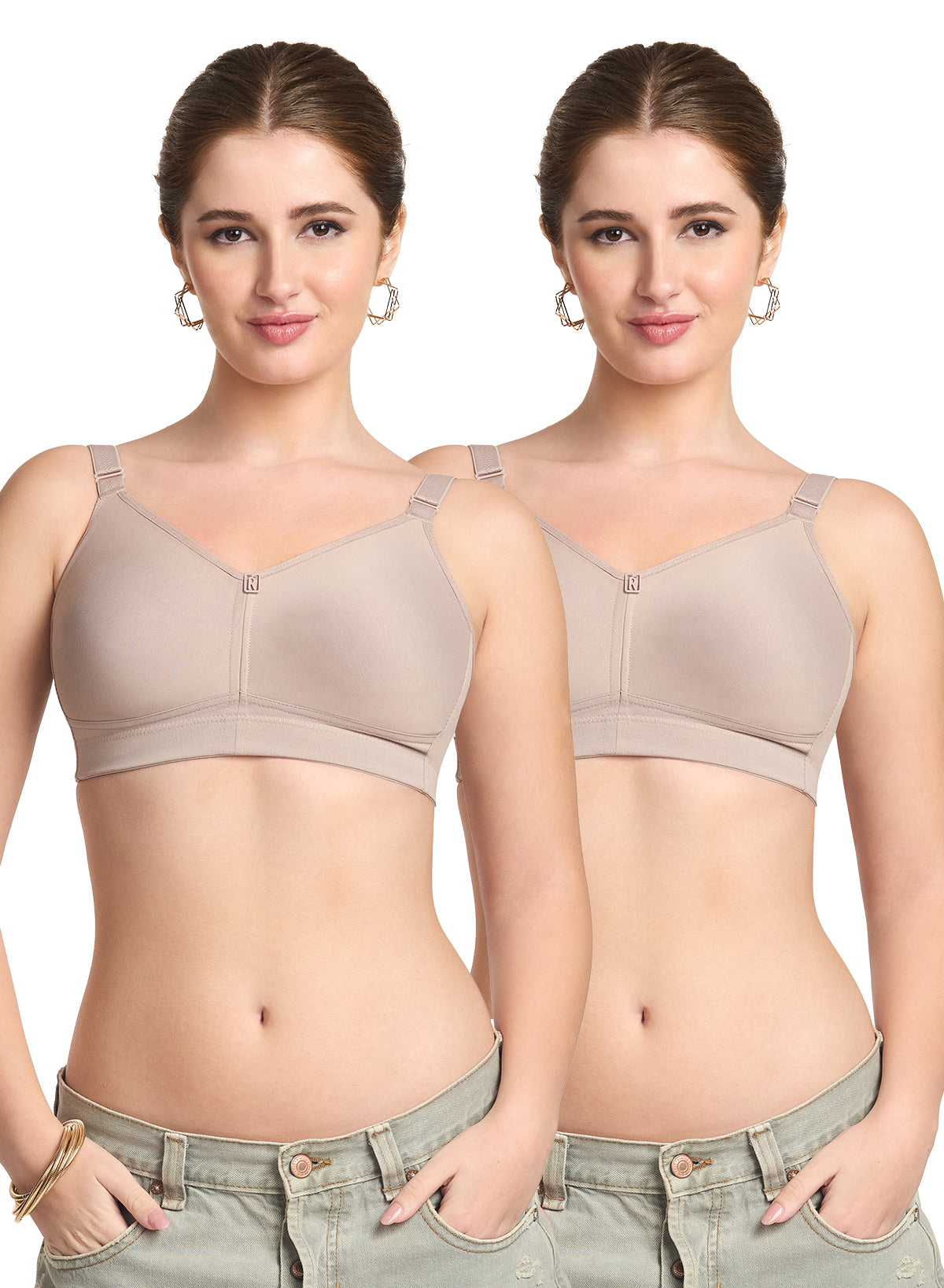 Riza T-Fit Bra (Saver Pack Of-2)