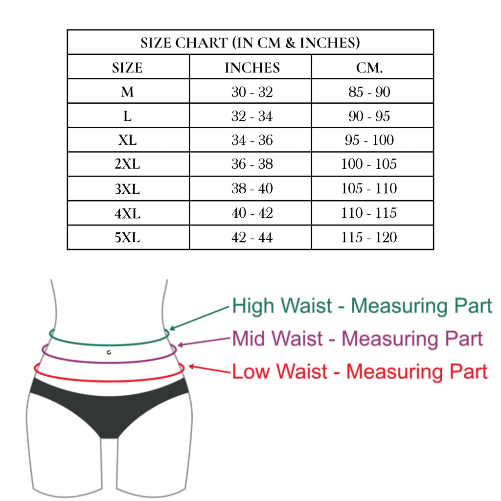 Inner Elastic Hipster Panty Pack of 5 Assorted Prints