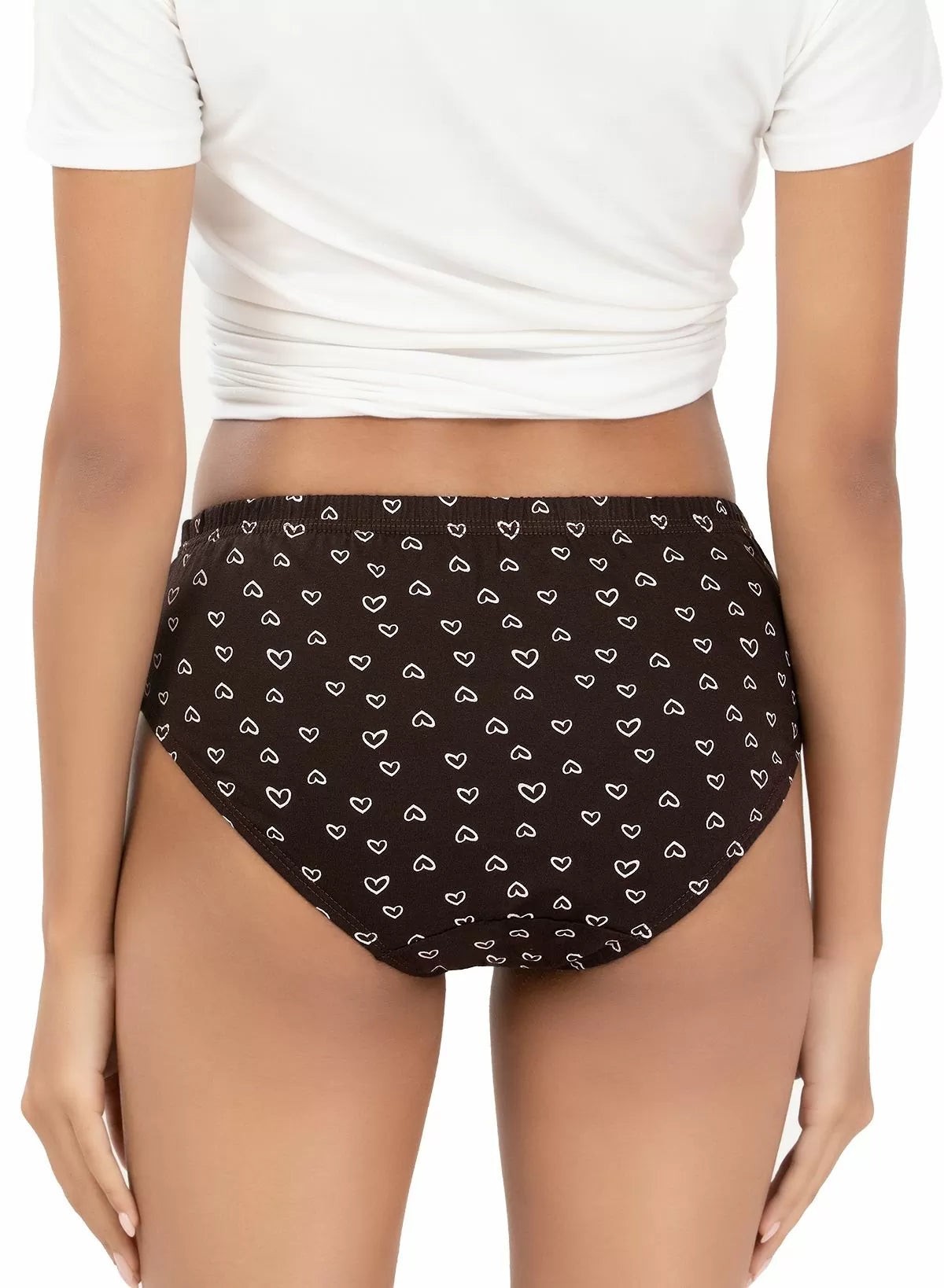 Inner Elastic Hipster Panty Pack of 5 Assorted Prints