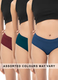 Comfy Plain Colour Seamless Hipster Panty