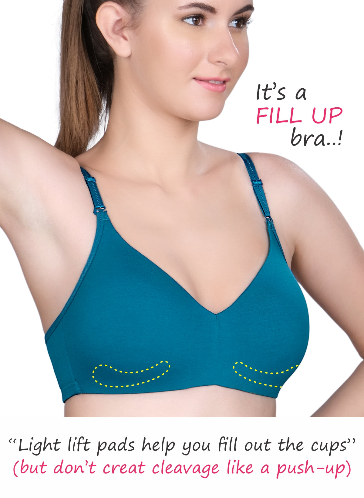 Riza Fillup Lightly Padded T-shirt Bra