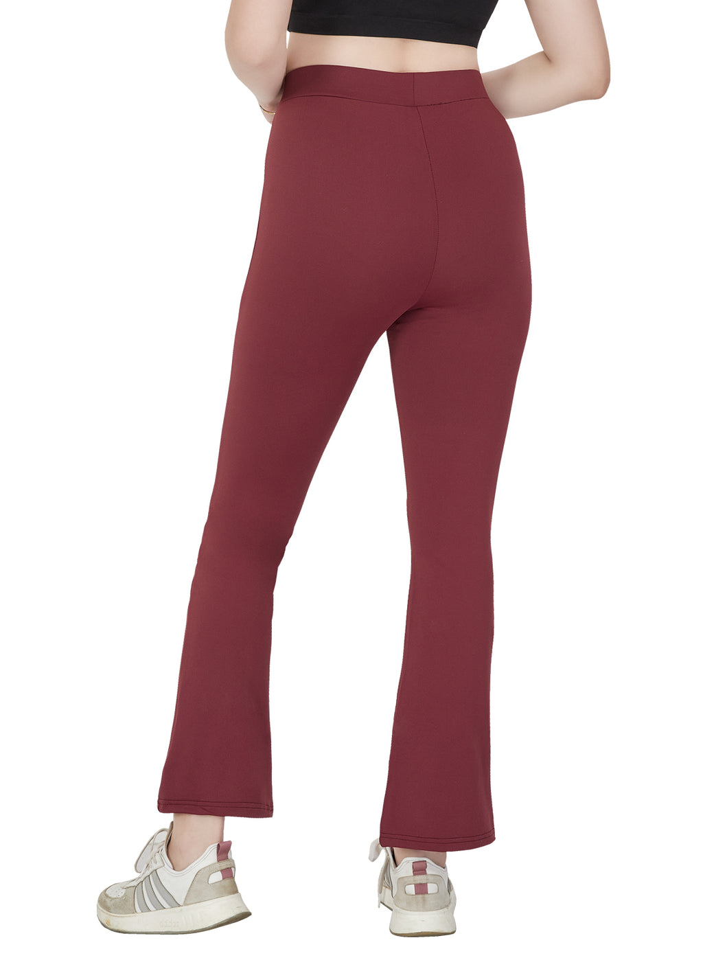 Regular Waist Flared Pant
