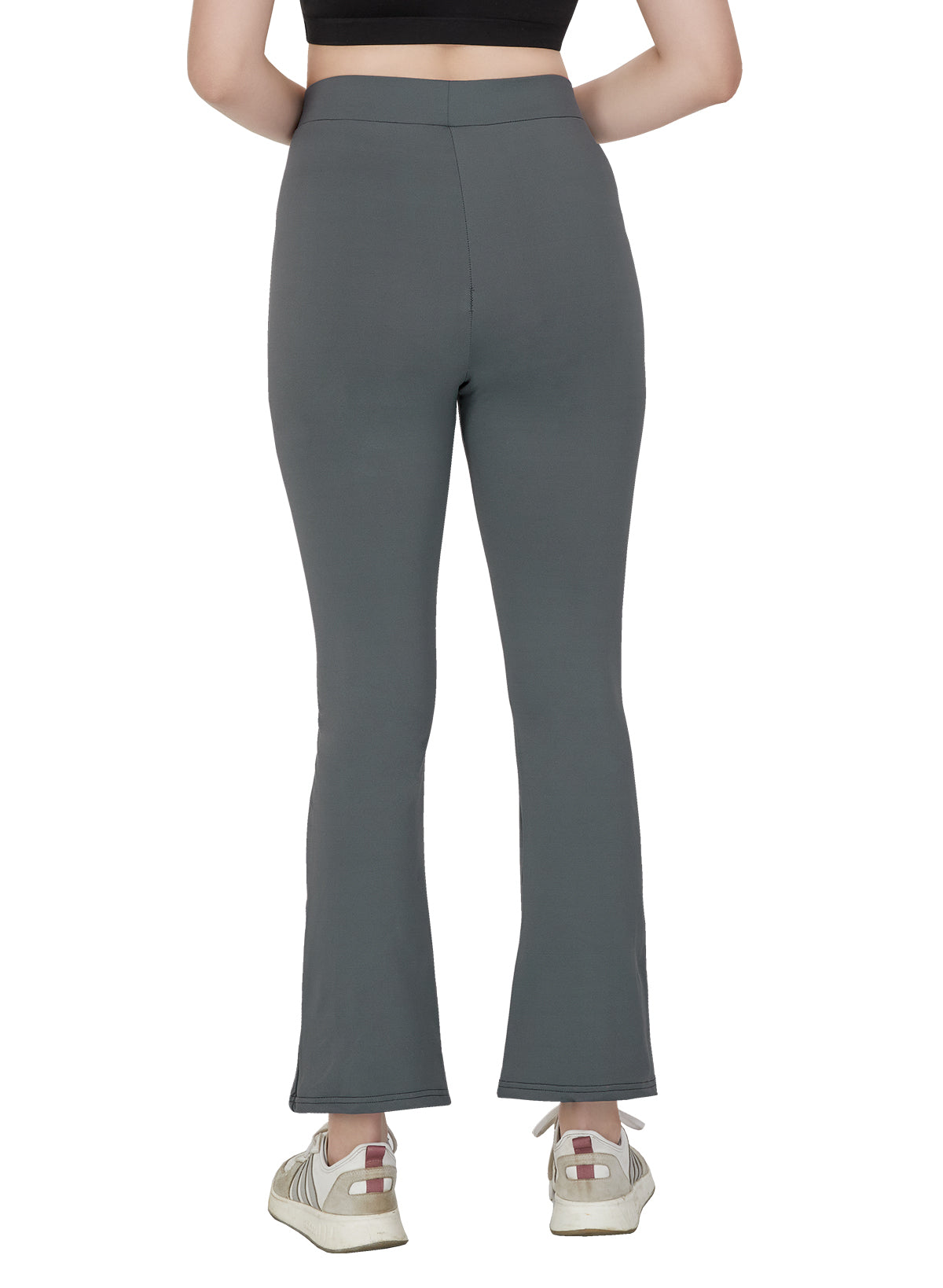 Regular Waist Flared Pant