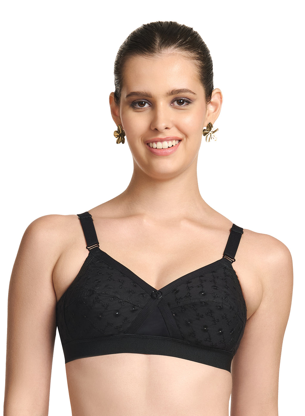 Krutika Chikan No Wire Bra