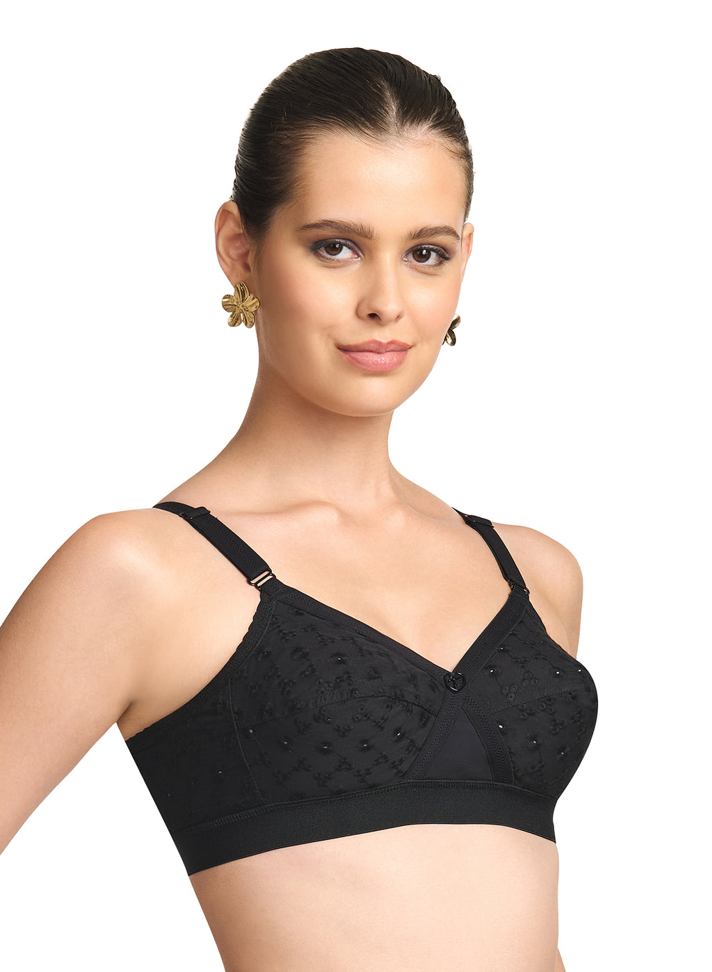 Krutika Chikan No Wire Bra