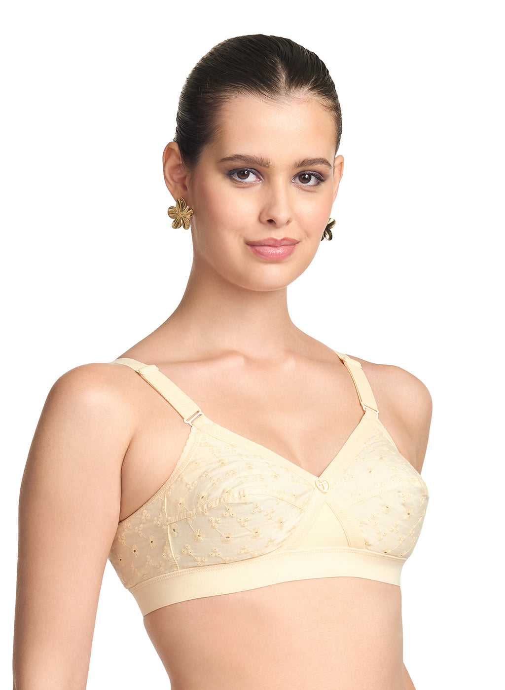 Krutika Chikan No Wire Bra