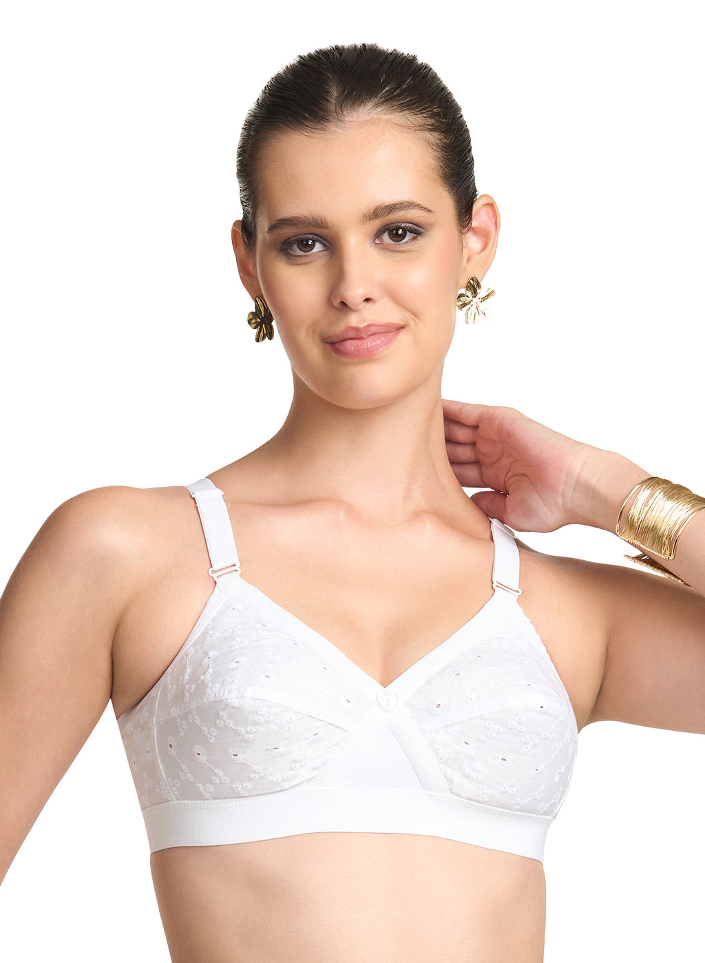 Krutika Chikan No Wire Bra