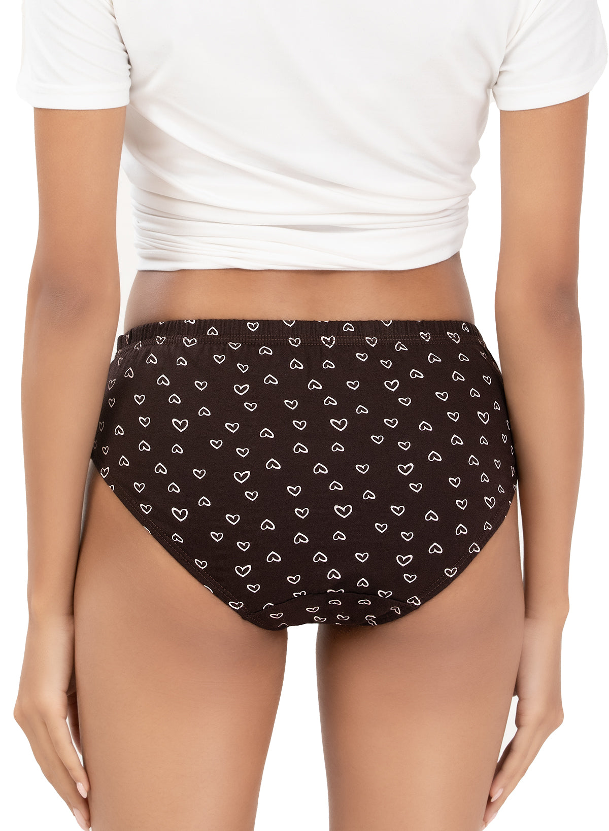 Inner Elastic Hipster Panty Pack of 5 Assorted Prints