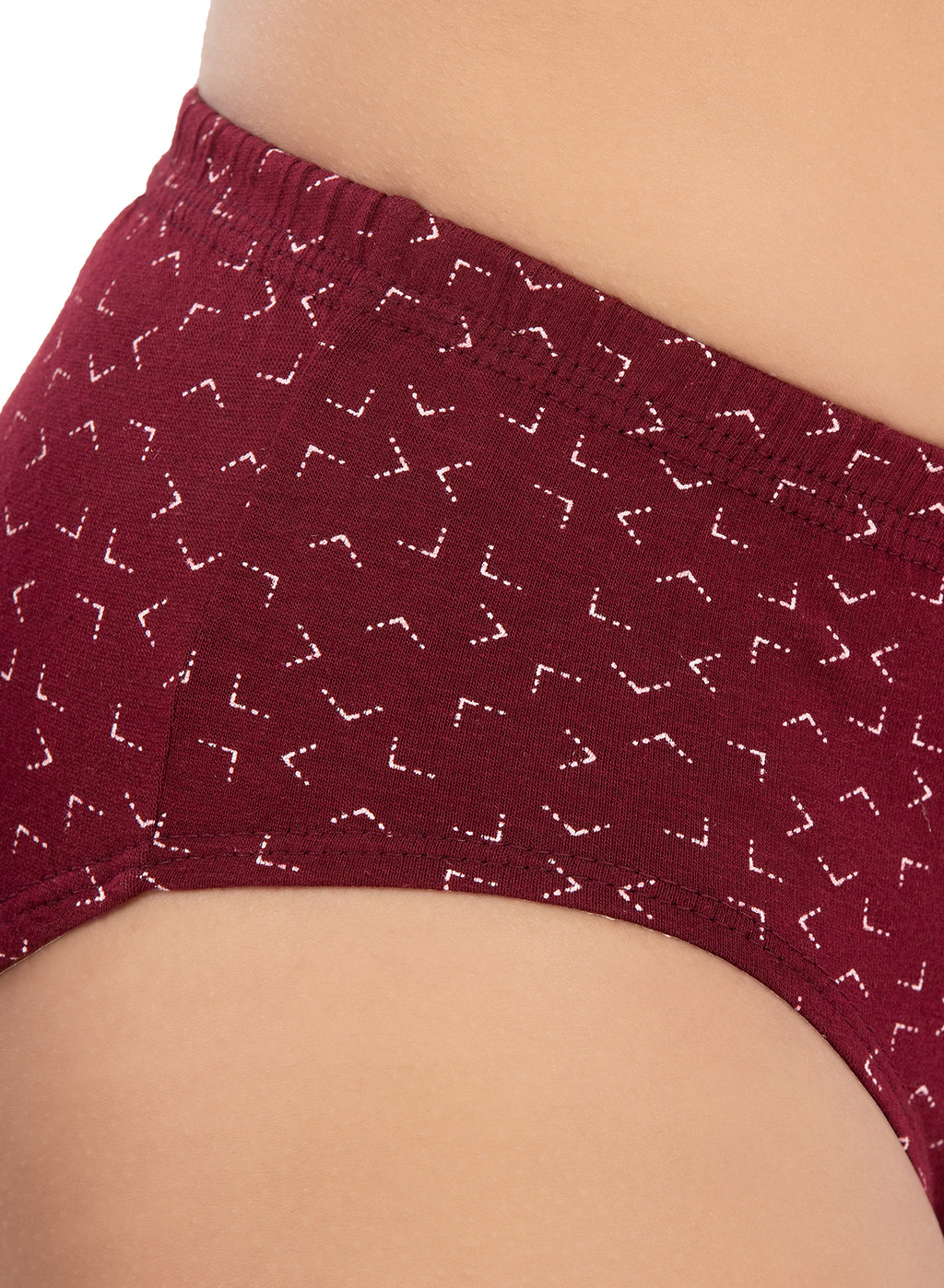 Inner Elastic Hipster Panty Pack of 5 Assorted Prints