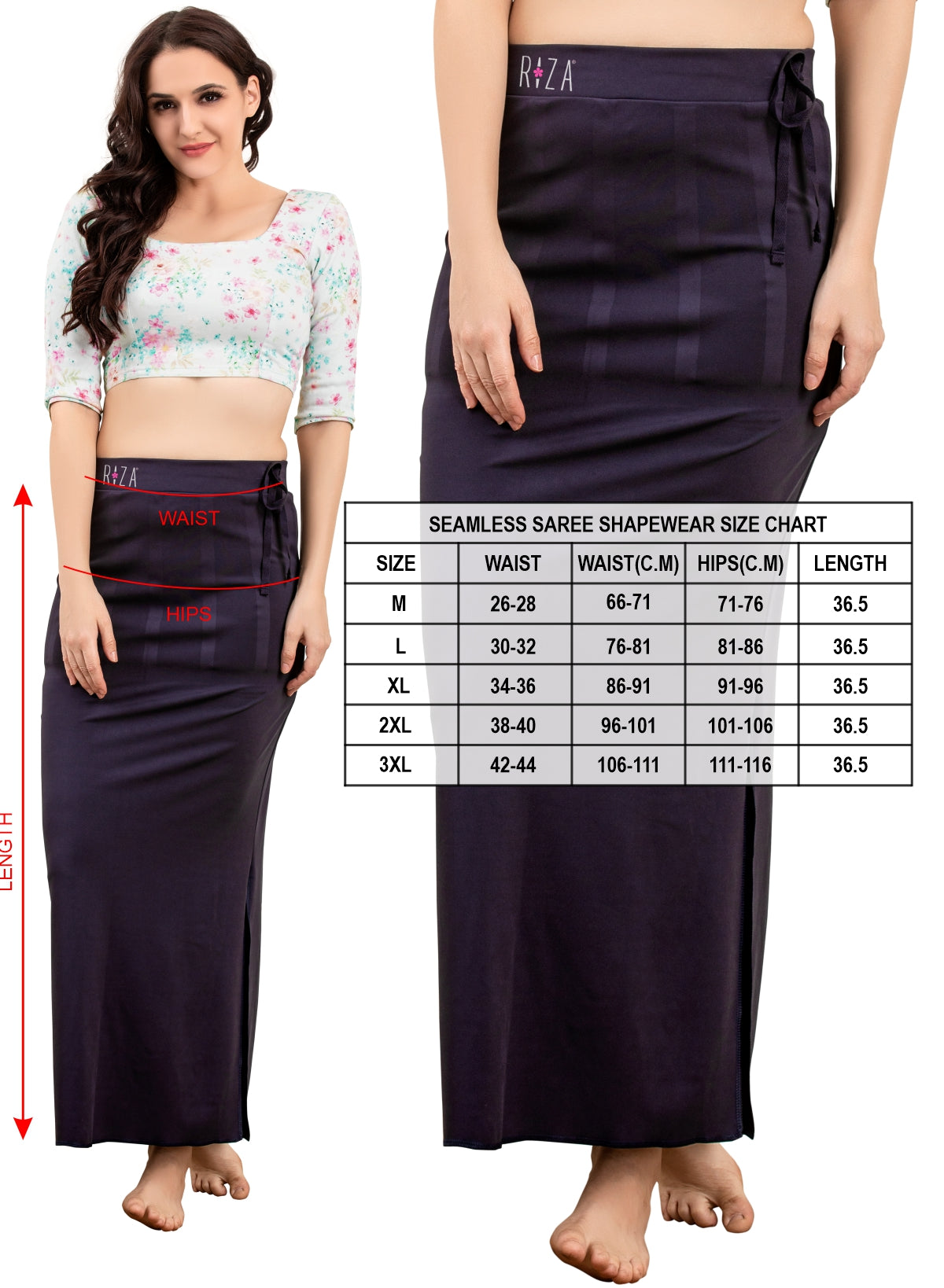 RIZA Saree Shapewear