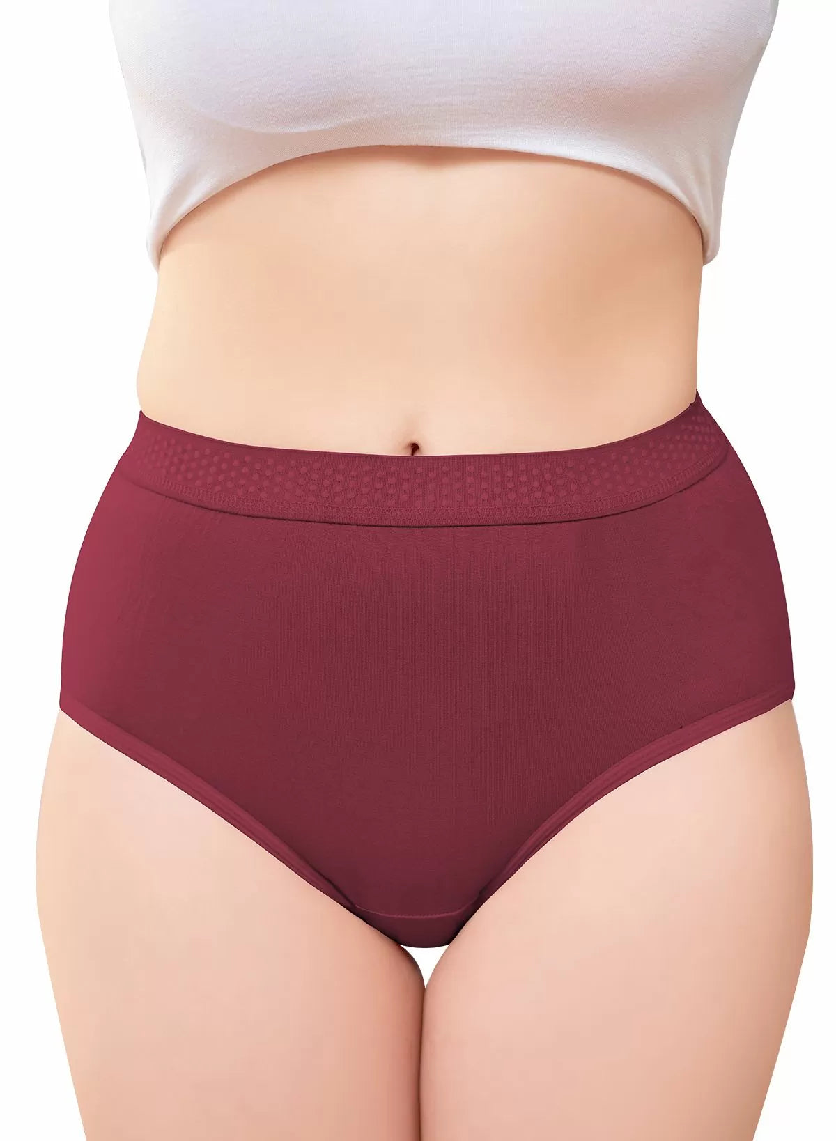Silkie Dotted Outer Elastic Hipster Panty