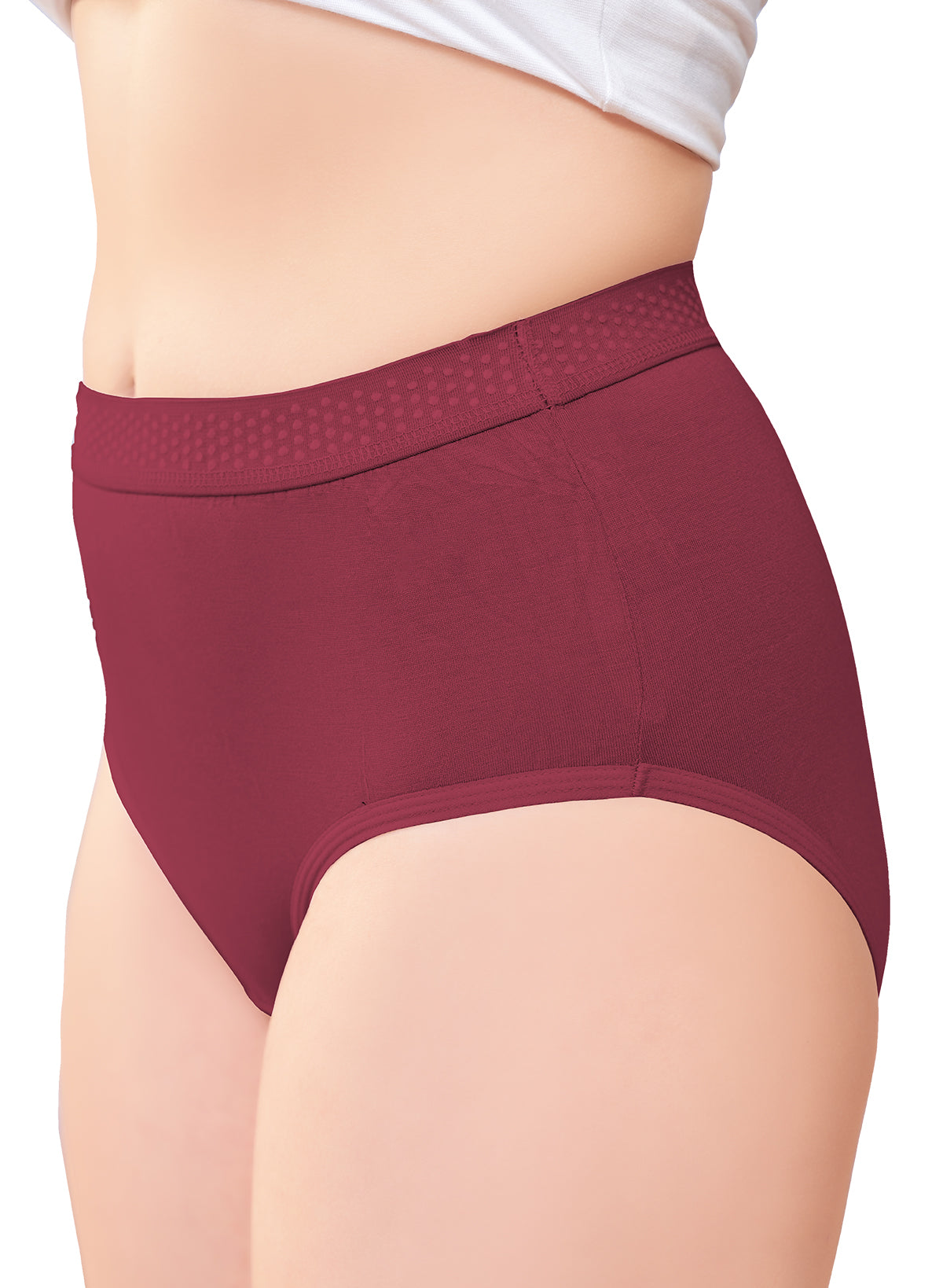 Silkie Dotted Outer Elastic Hipster Panty