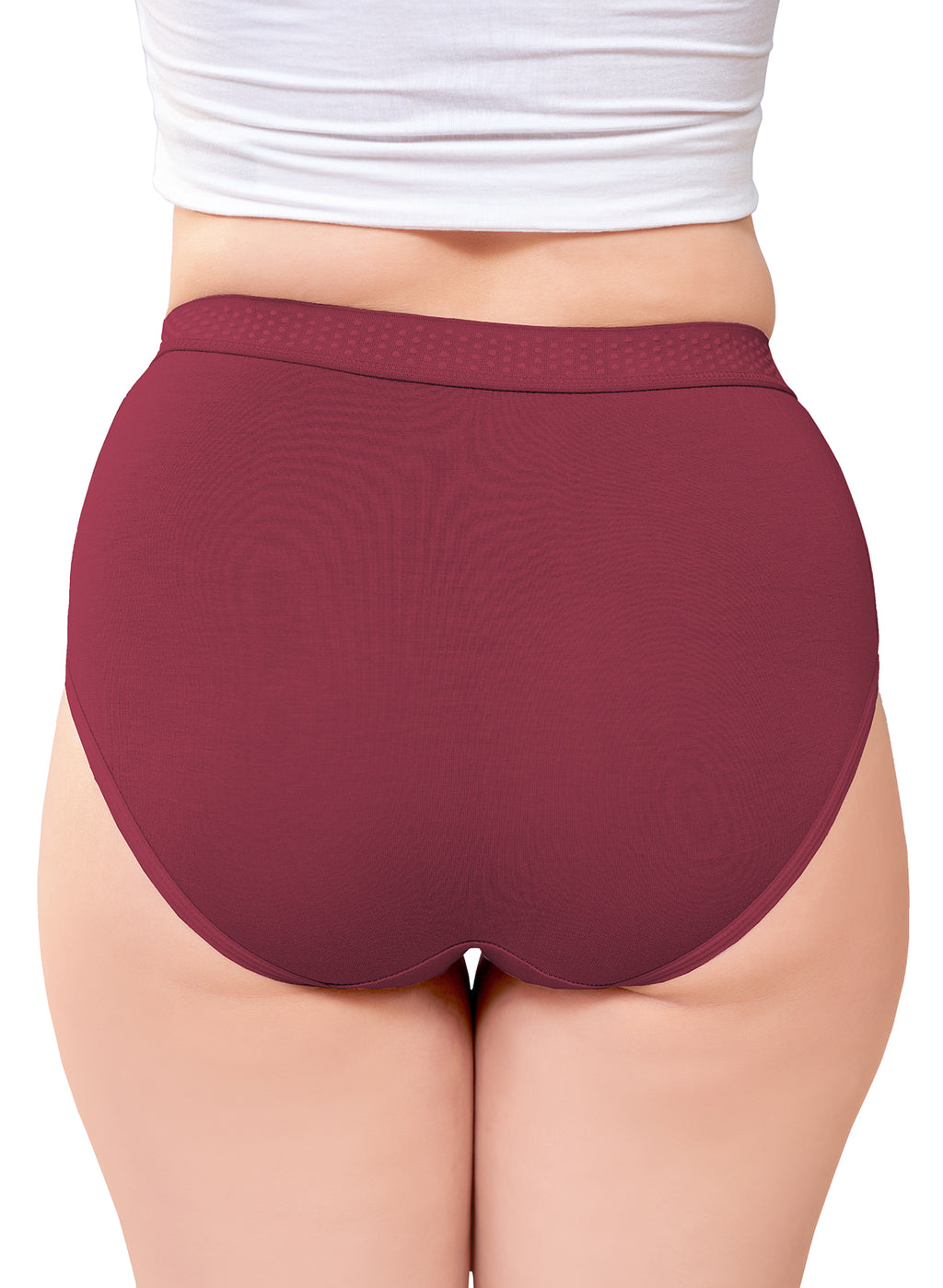 Silkie Dotted Outer Elastic Hipster Panty
