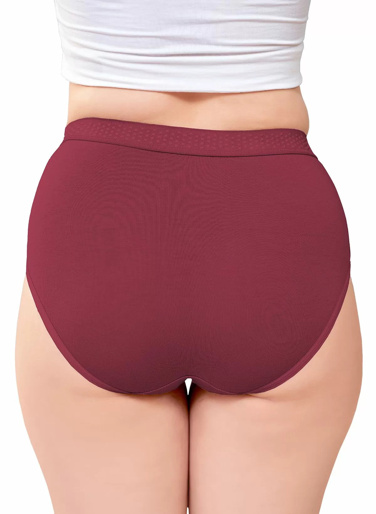 Silkie Dotted Outer Elastic Hipster Panty