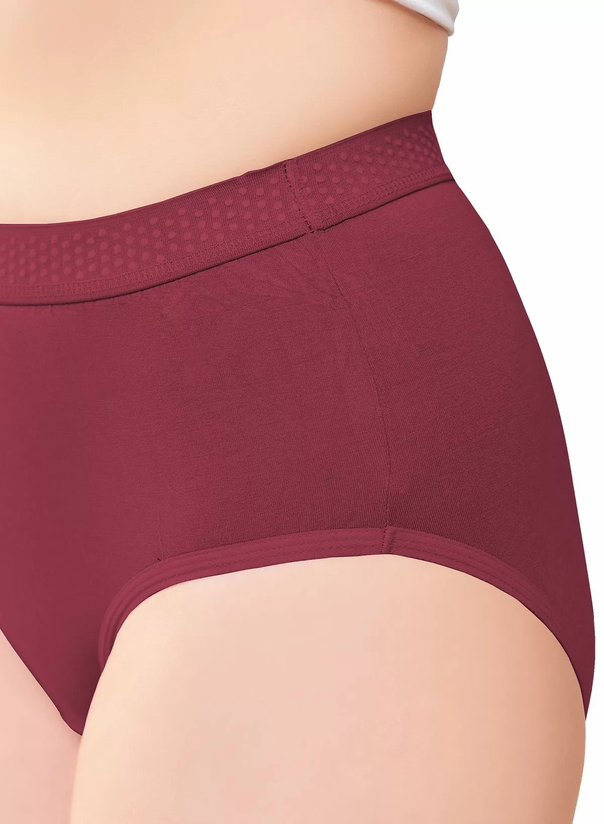 Silkie Dotted Outer Elastic Hipster Panty