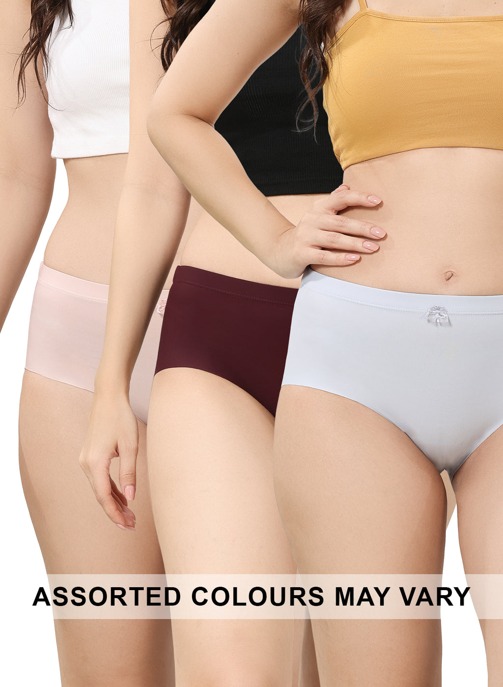 Softique Panty (Pack Of-3 Assorted Colours May Vary)