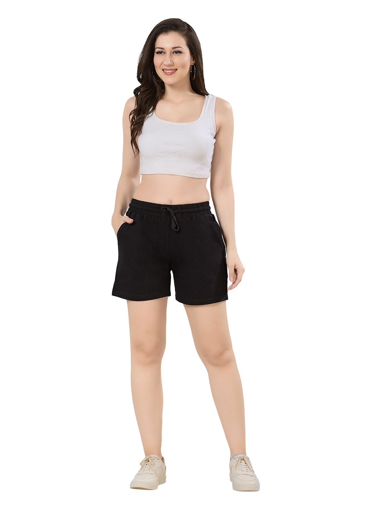 Cotton Solid Shorts