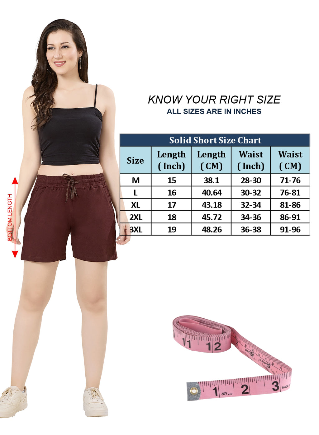 Cotton Solid Shorts