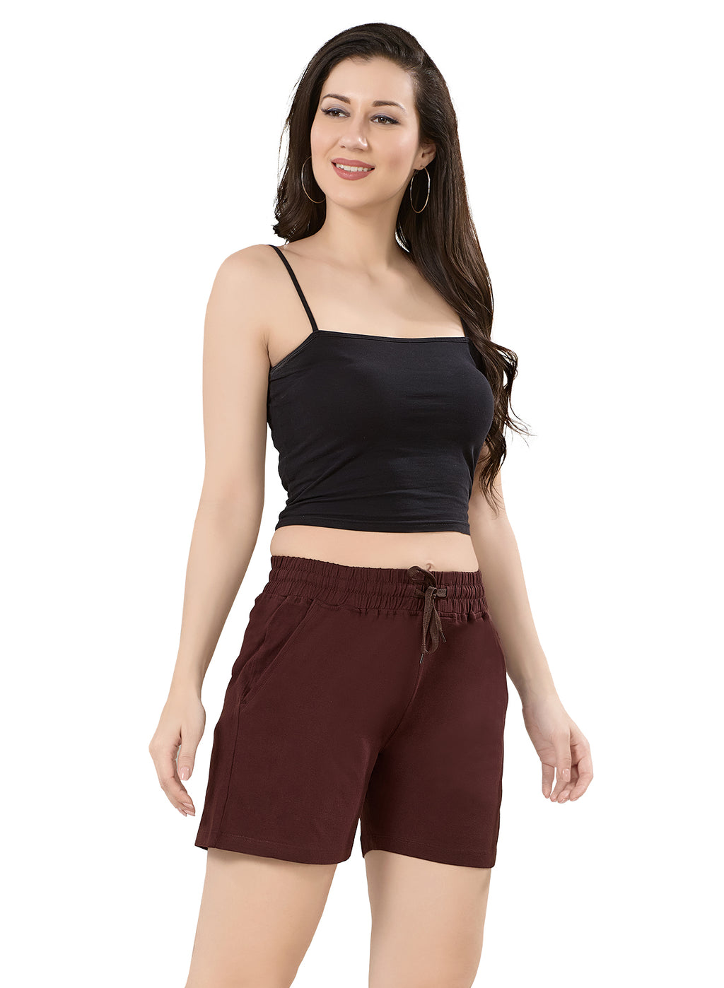 Cotton Solid Shorts
