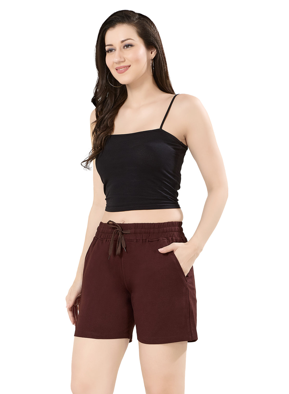 Cotton Solid Shorts