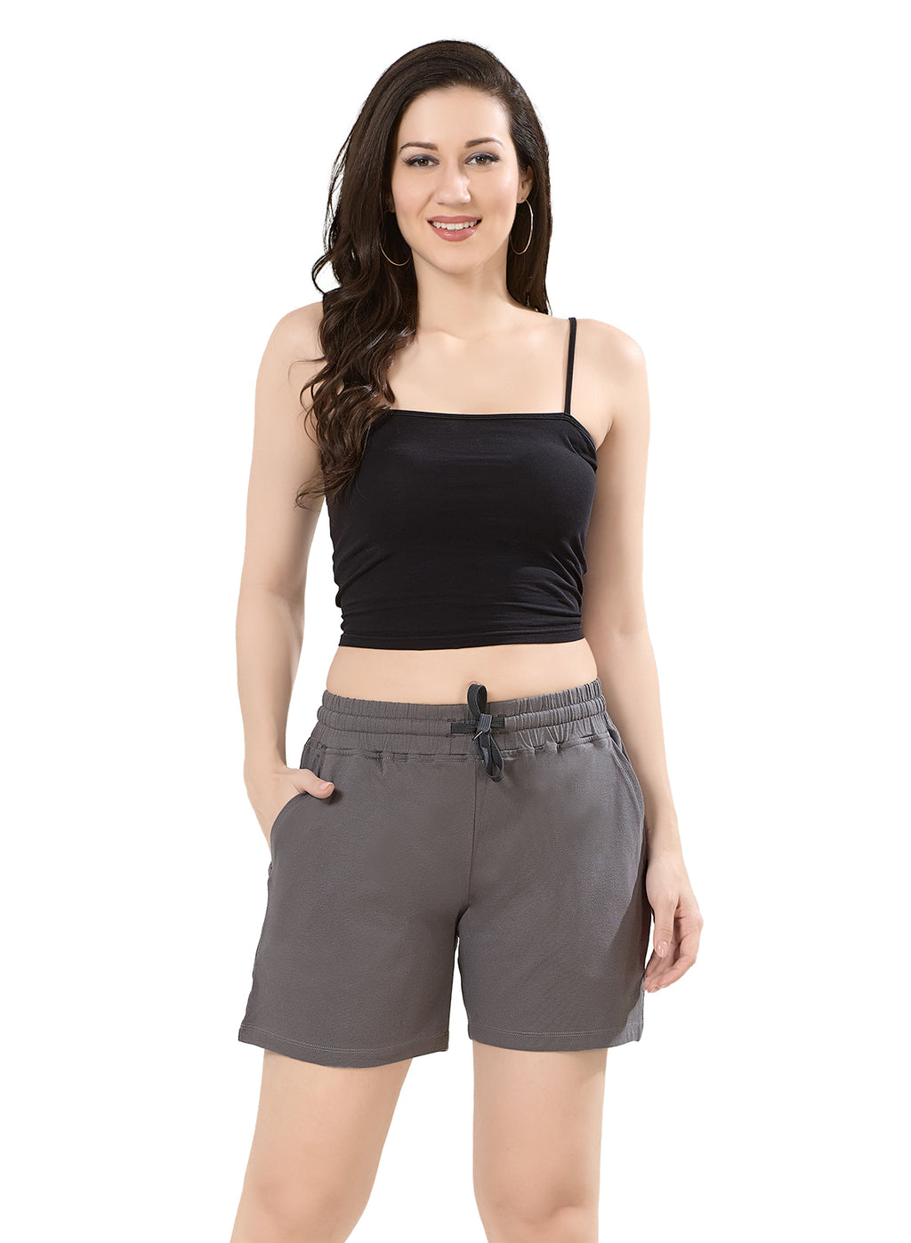 Cotton Solid Shorts
