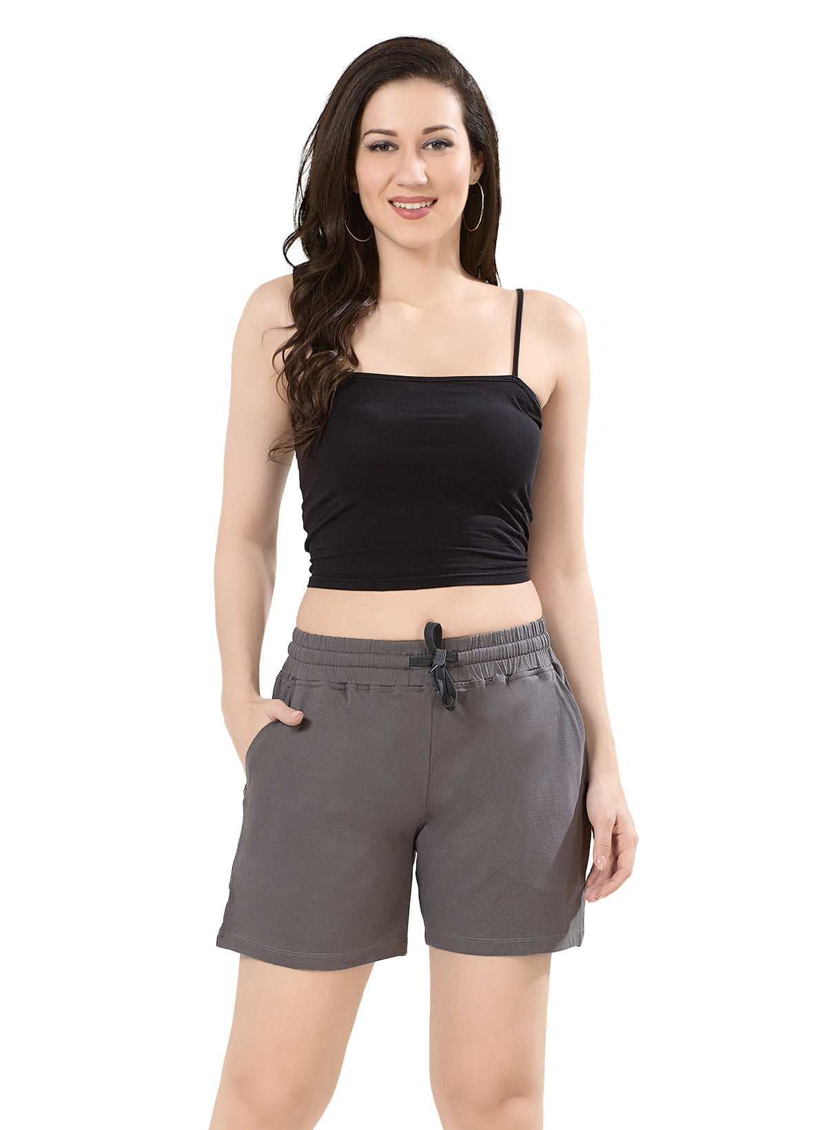 Cotton Solid Shorts