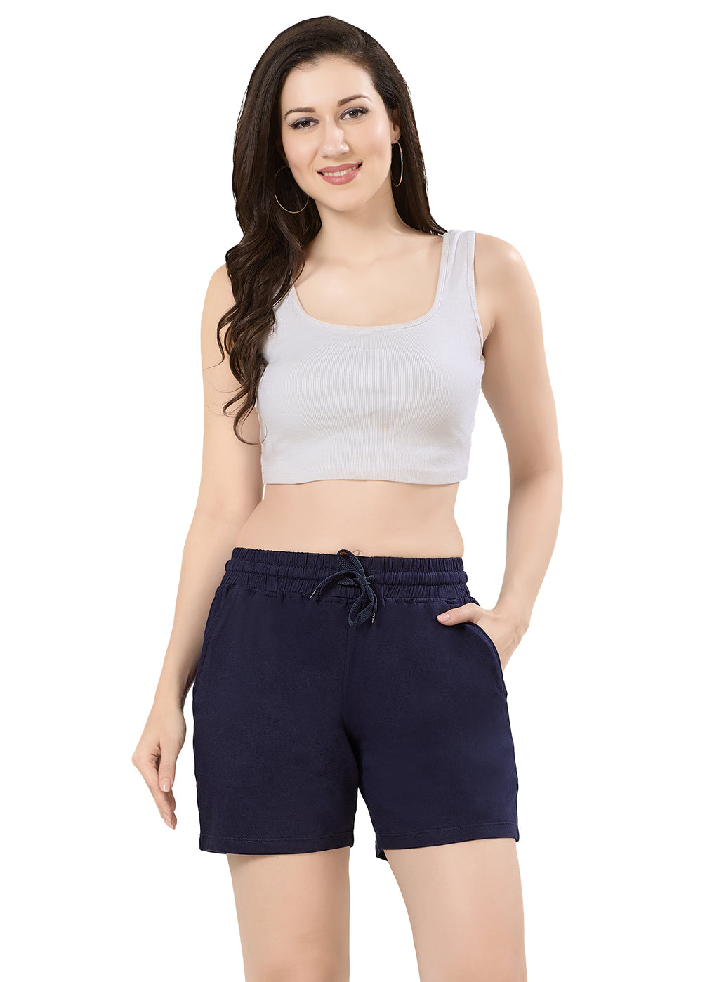 Cotton Solid Shorts