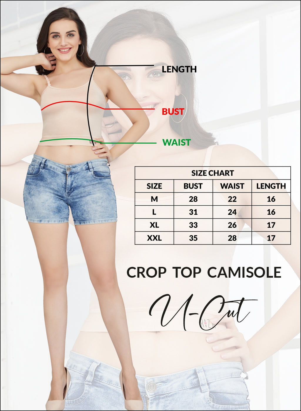 RIZA U-CUT CROP TOP