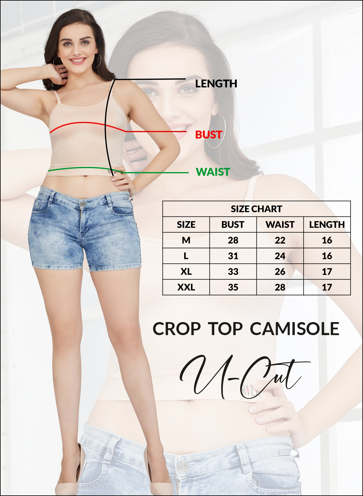 RIZA U-CUT CROP TOP