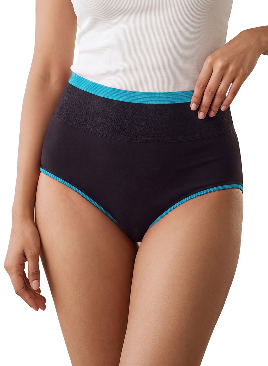 Zenvy Tummy Tucker Hipster Panty (Pack Of 3 - Plain Colours)