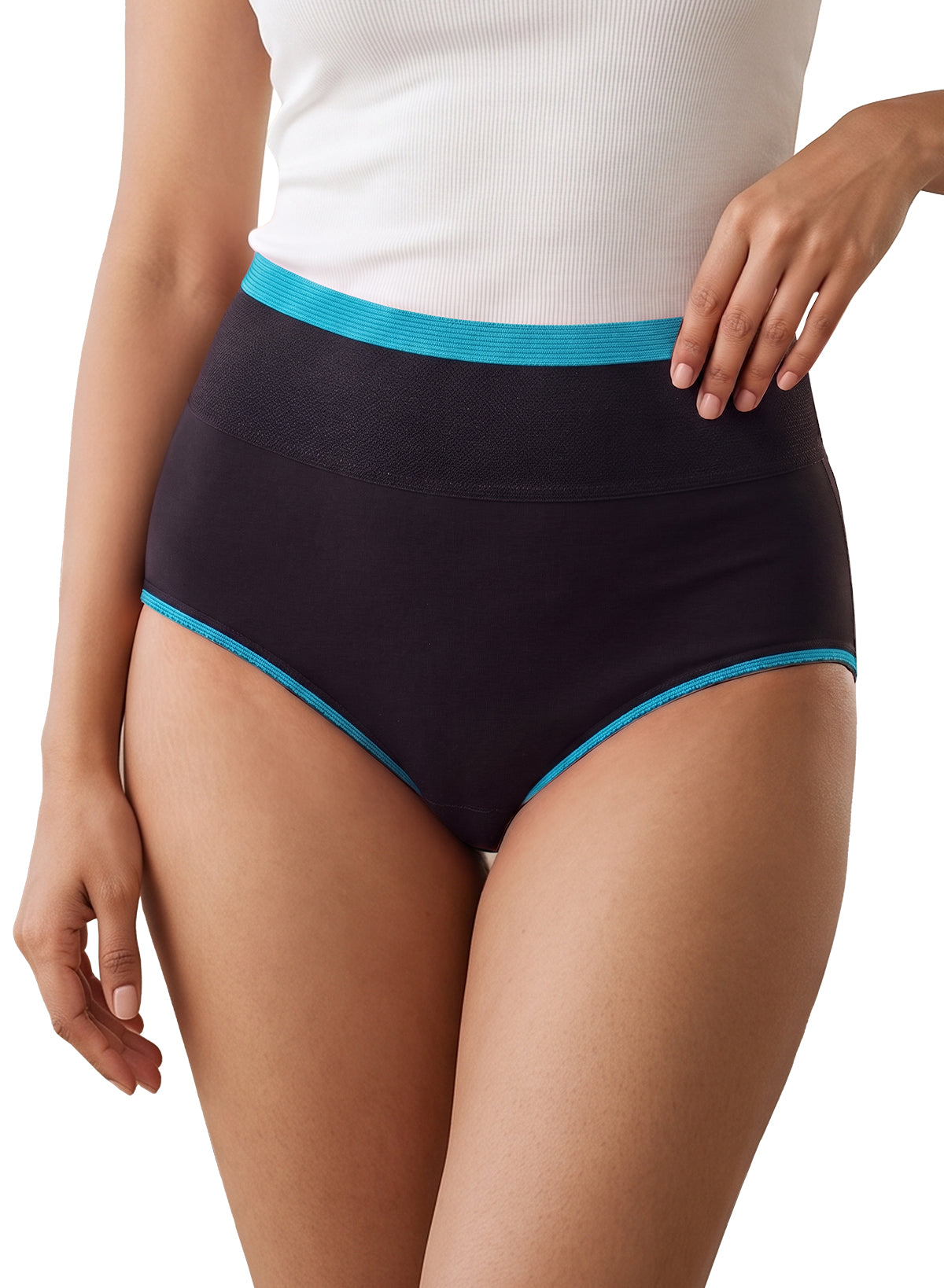 Zenvy Tummy Tucker Hipster Panty (Pack Of 3 - Plain Colours)